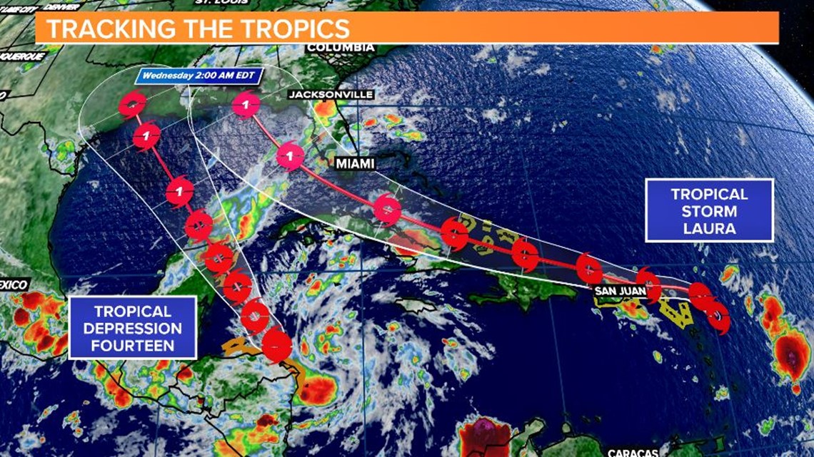 Tropical Storm Laura Forms In The Atlantic Wltx