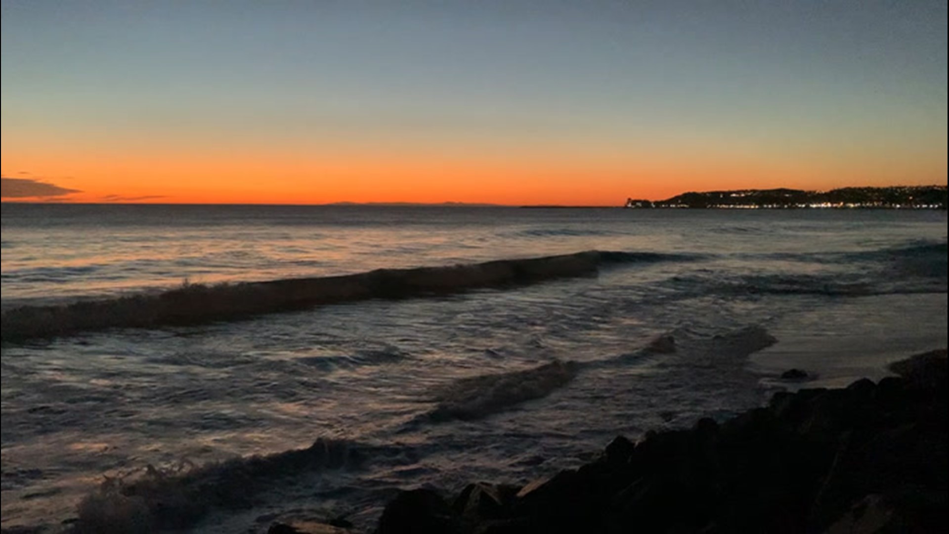 AccuWeather's Bill Wadell captured this stunning sunset over Capistrano Beach, California, on Wednesday, Jan. 20.