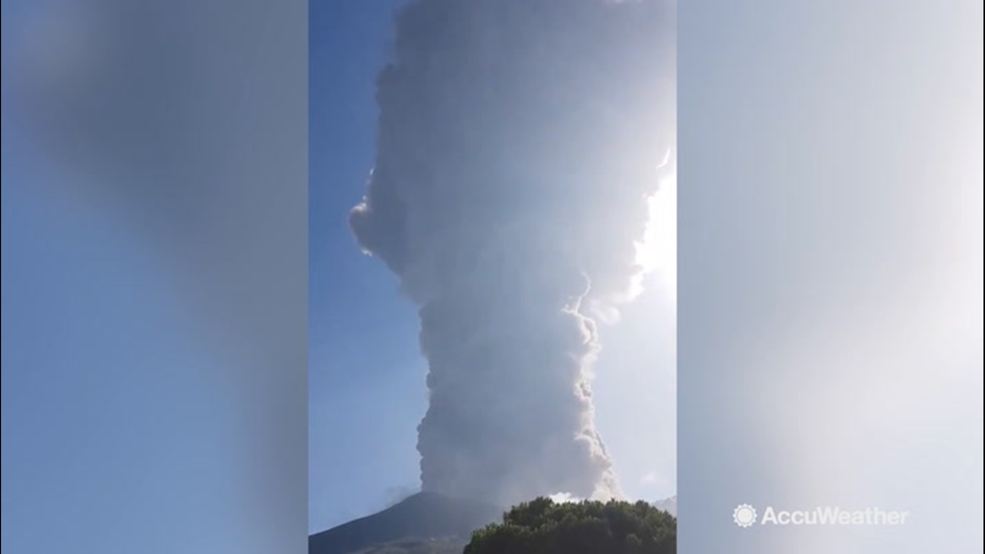 On Stromboli Island, Italy, the Stromboli volcano erupted just off the coast of Sicily on July 3.