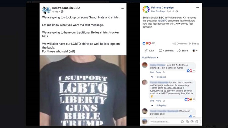 Kentucky Bbq Lgbtq T Shirt
