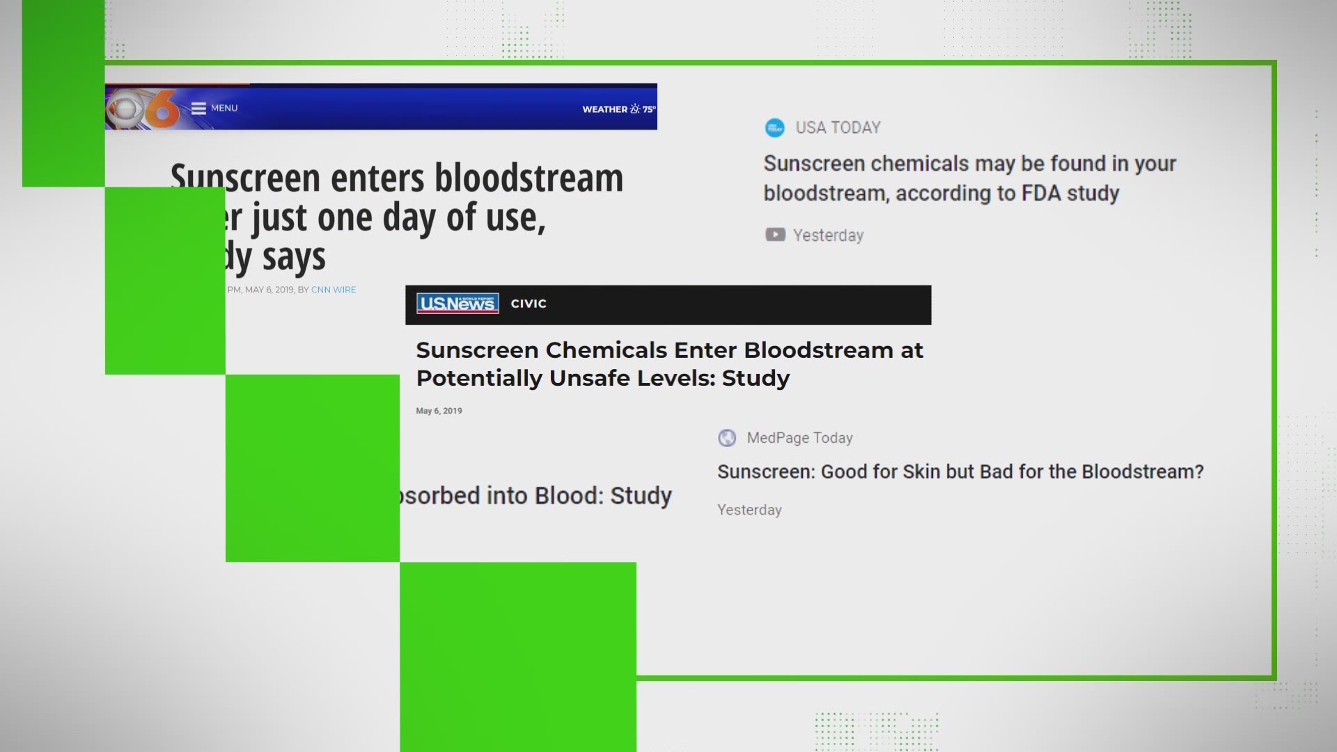 An alarming headline as we get ready for Summer - New research showing that chemicals in Sunscreen can enter the bloodstream after just one day of use. What does this all mean and is it even accurate?We’ve had our VERIFY team working to answer.