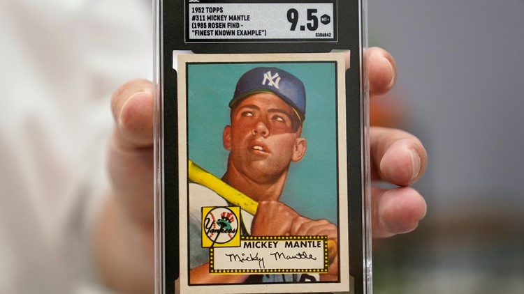 Mickey Mantle card breaks record with $12.6 million price tag