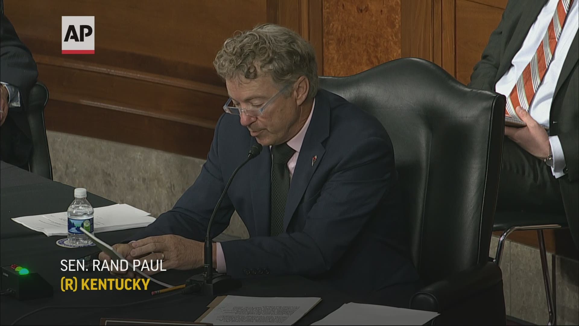 Dr. Anthony Fauci clashed Wednesday with Republican Sen. Rand Paul of Kentucky over Paul's claim that New York's rate of coronavirus infection is significantly down.