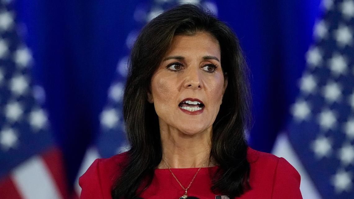 Nikki Haley signs 'Finish Them' on Israeli artillery shell | wltx.com