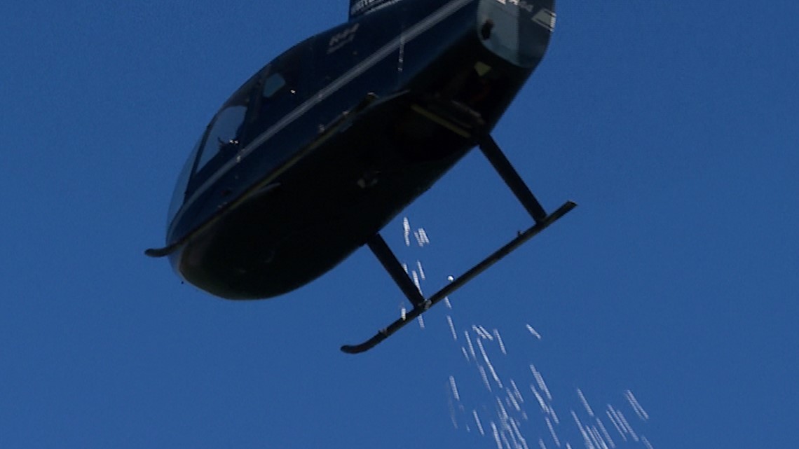 Helicopter drops thousands of marshmallows for kids in Michigan - Vimarsana News