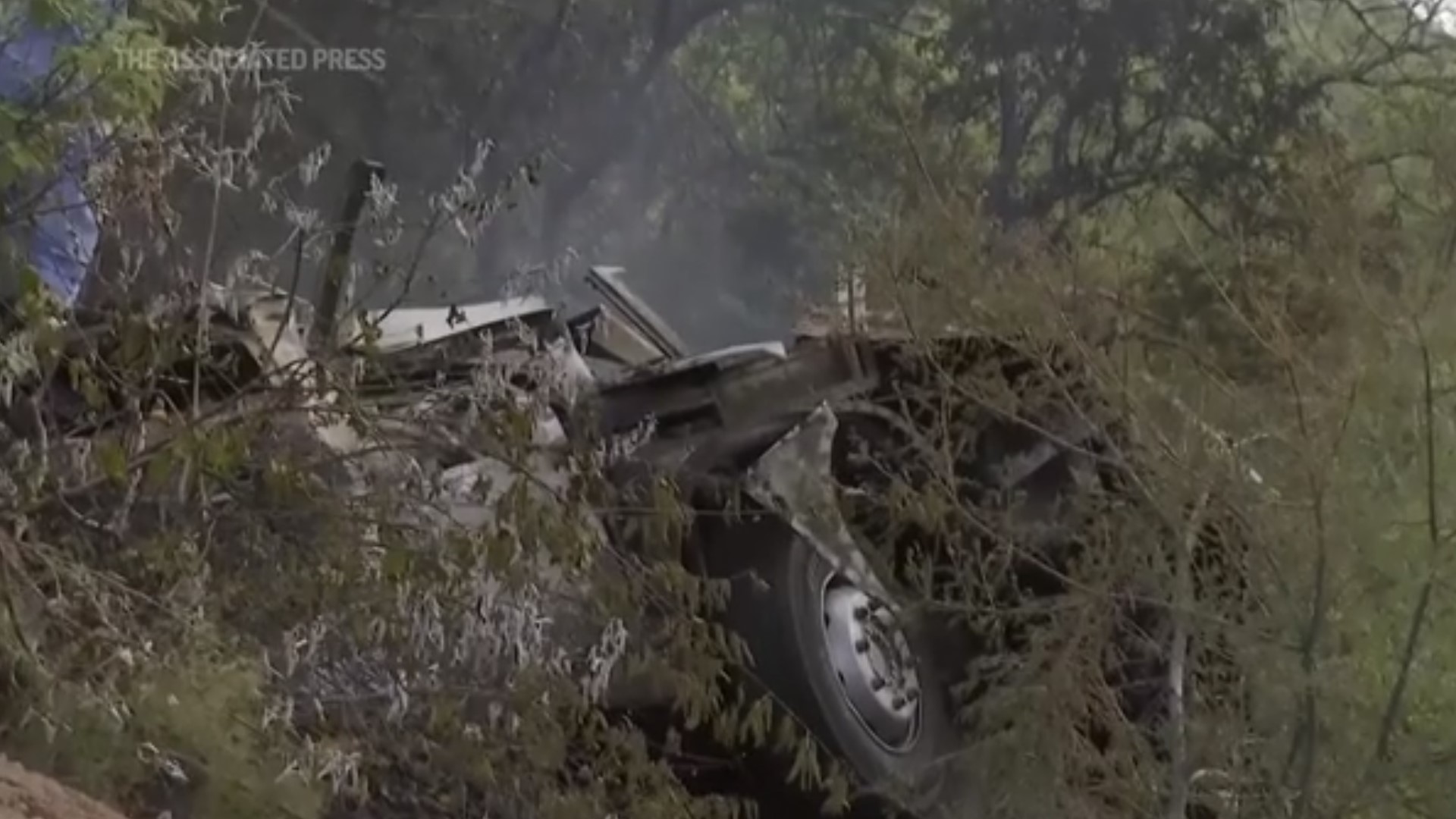 Bus headed to Easter festival crashes off bridge in South Africa