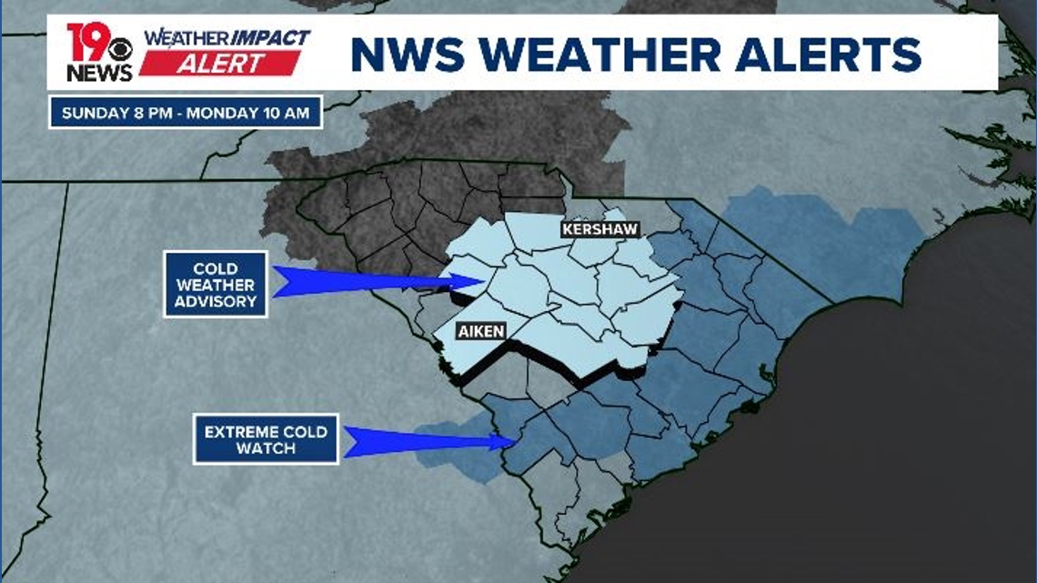 Weather Impact Alert: Very cold artic air coming our way