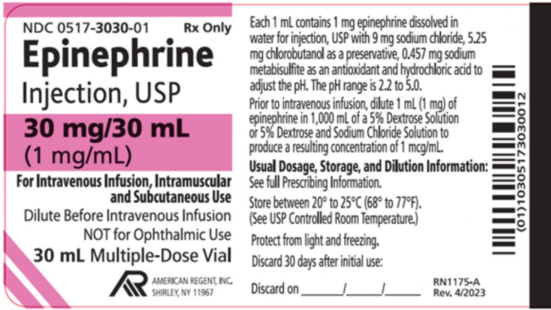 Epinephrine injection recalled by drug manufacturer. Here's what to ...