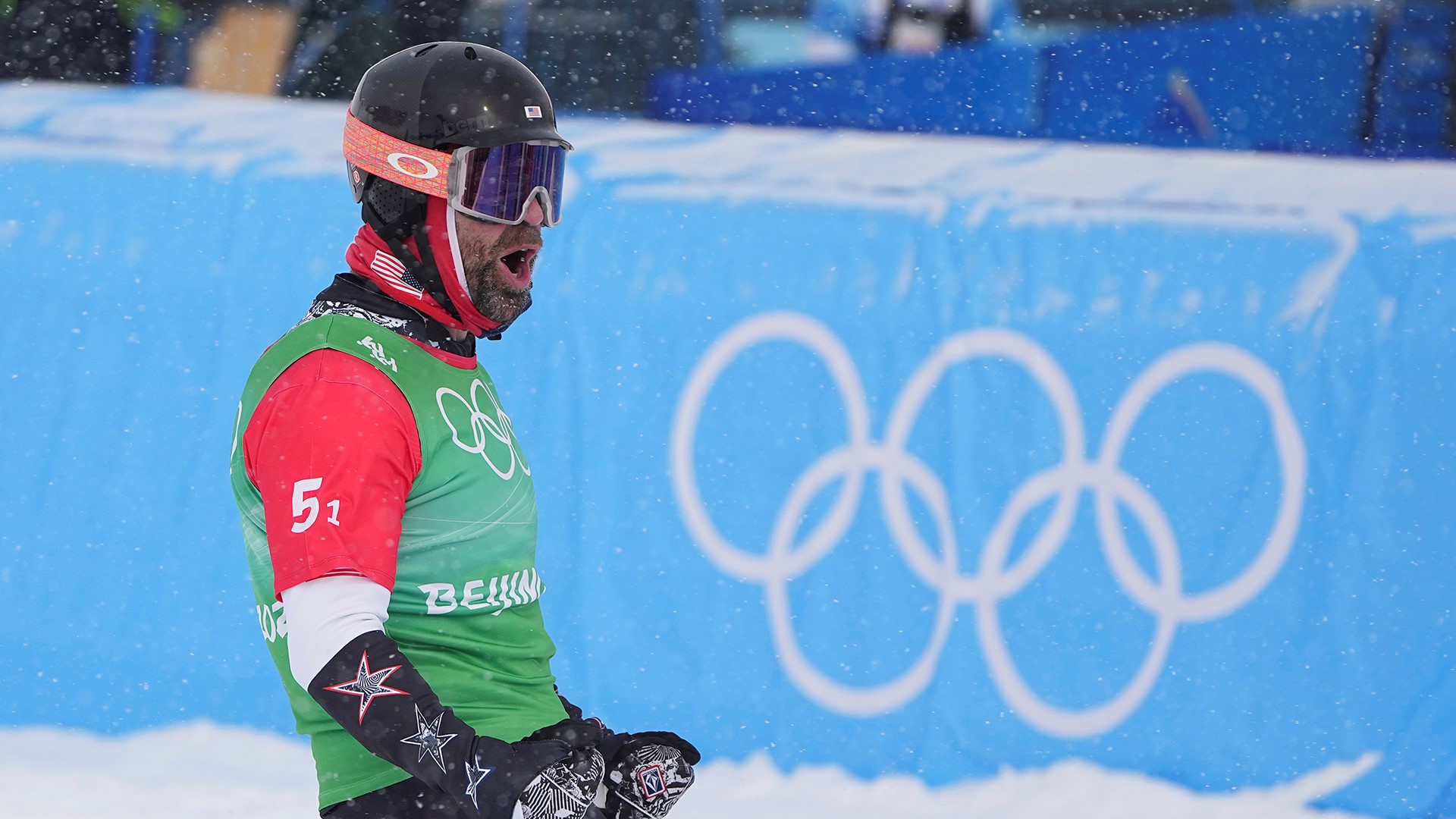 The U.S. picked up another gold medal Friday, the fifth at these Olympics and the first for a 40-year-old snowboarder who's waited a long time for this.