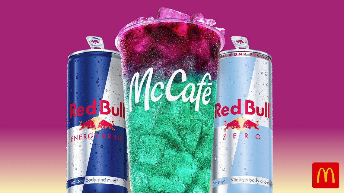 McDonald's launches its first-ever energy drink, made with Red