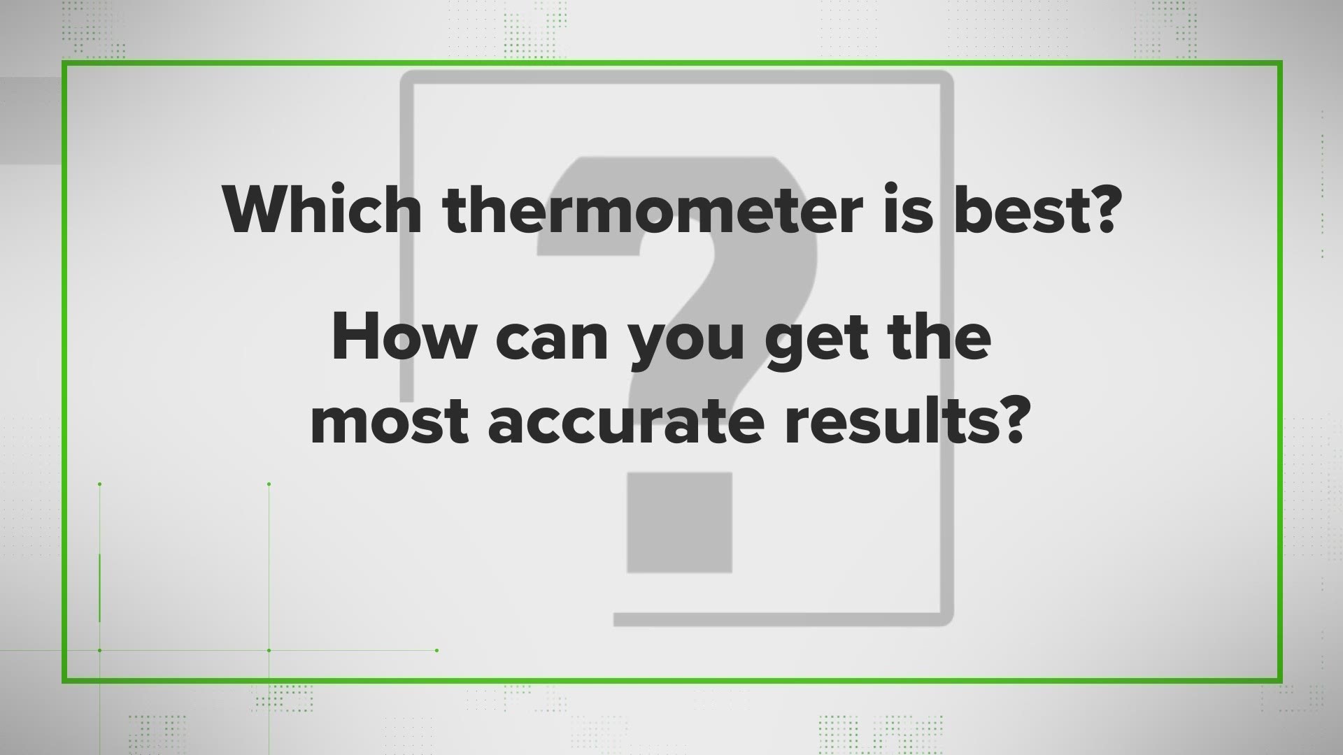 Search online and.there are lots of thermometers you can buy - so which is best? And how can you get the most accurate results?