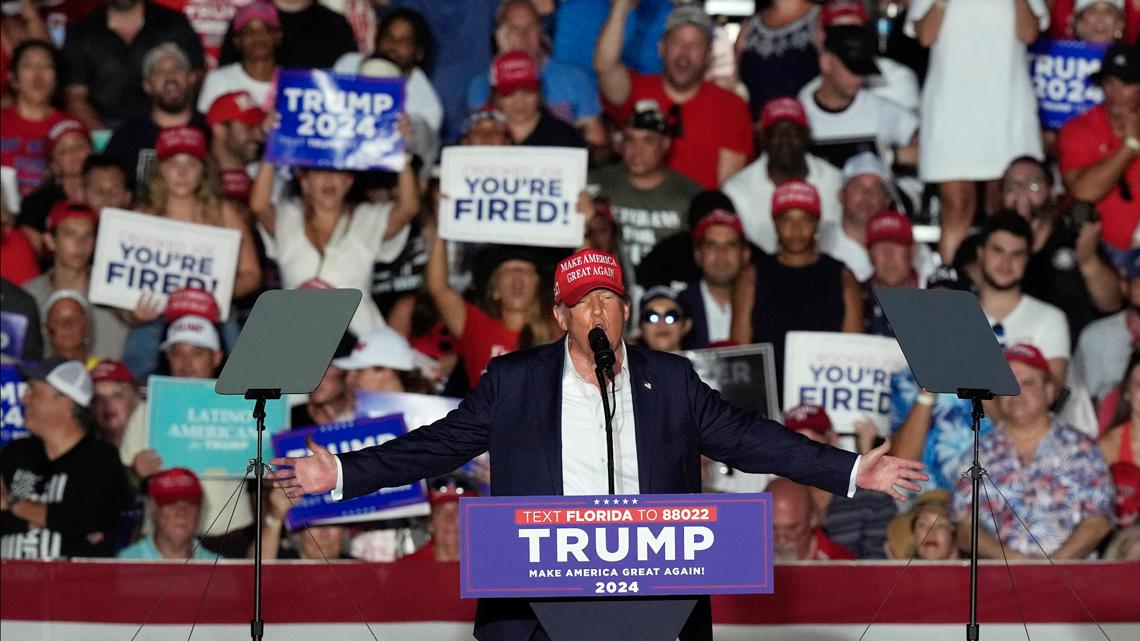 Trump returns to campaign trail with Florida rally | wltx.com