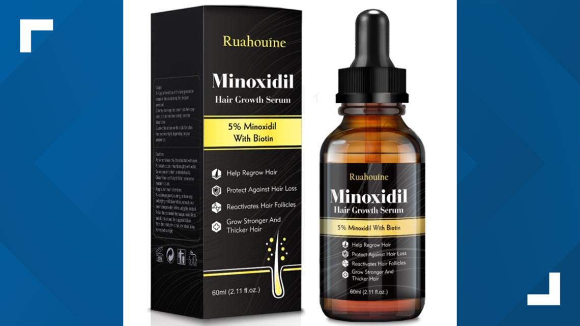 Hair growth treatments recall due to a lack of child-proof packaging