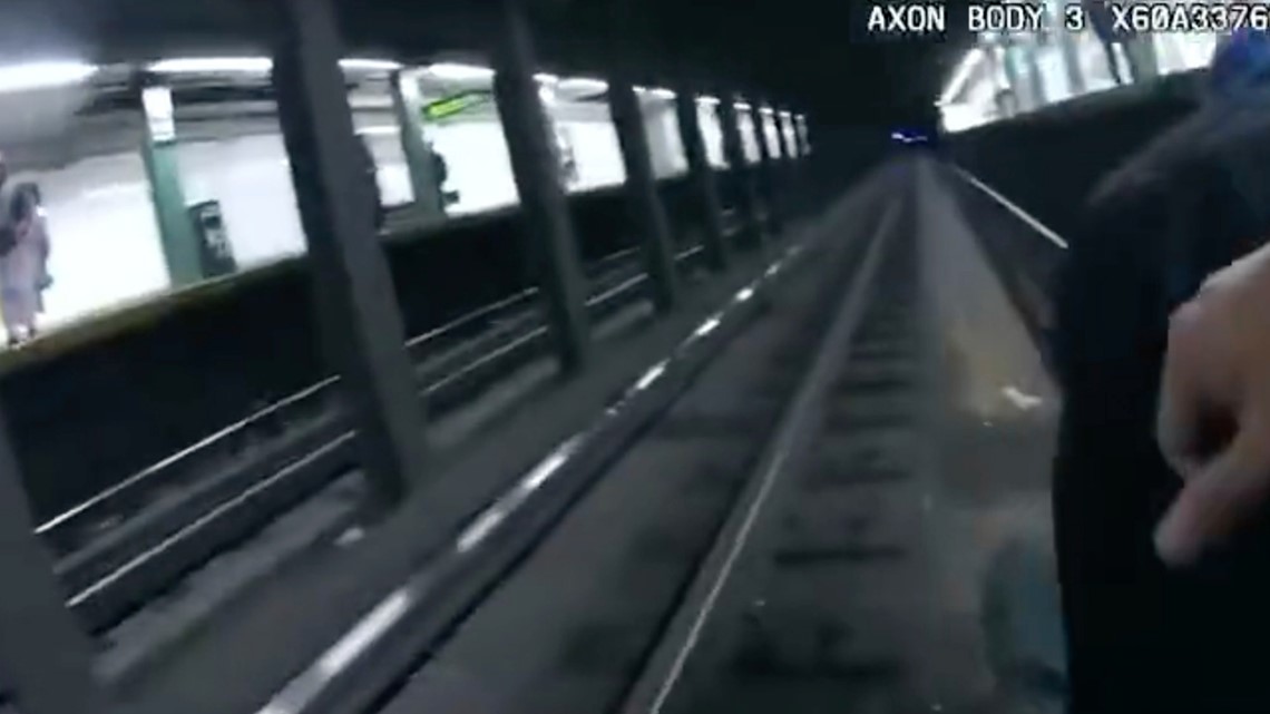 NYPD officers, bystander save man who fell on the subway tracks | wltx.com