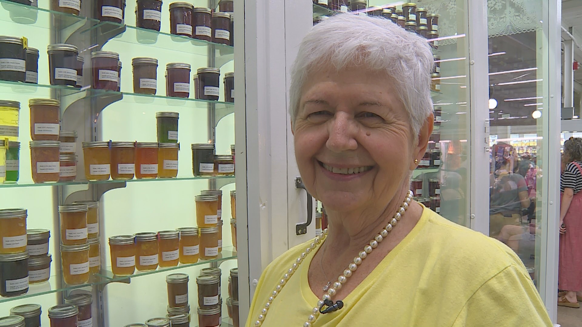 Barb Schaller from Burnsville won this year's "Prestigious Processor of the Pantry" award. It's her 11th time winning the top prize in the canning competition.