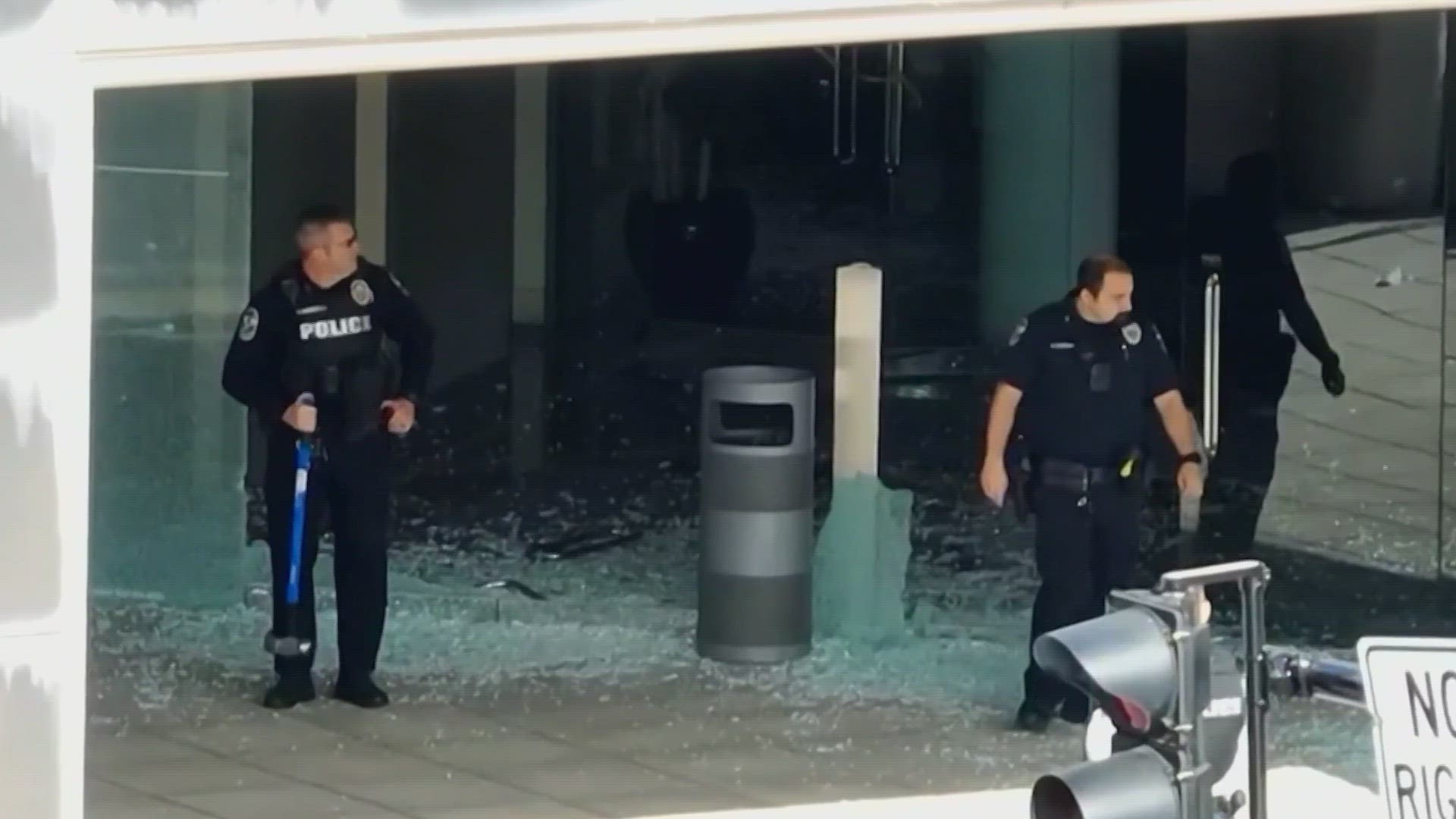 A police officer who was shot in the head while responding to the mass shooting had just graduated from the police academy on March 31.