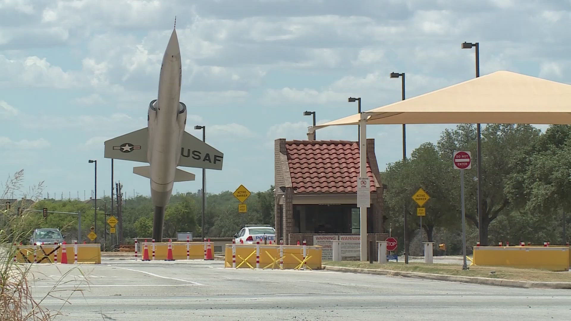 JBSA officials said no injuries were reported, and the suspect hasn't been arrested.