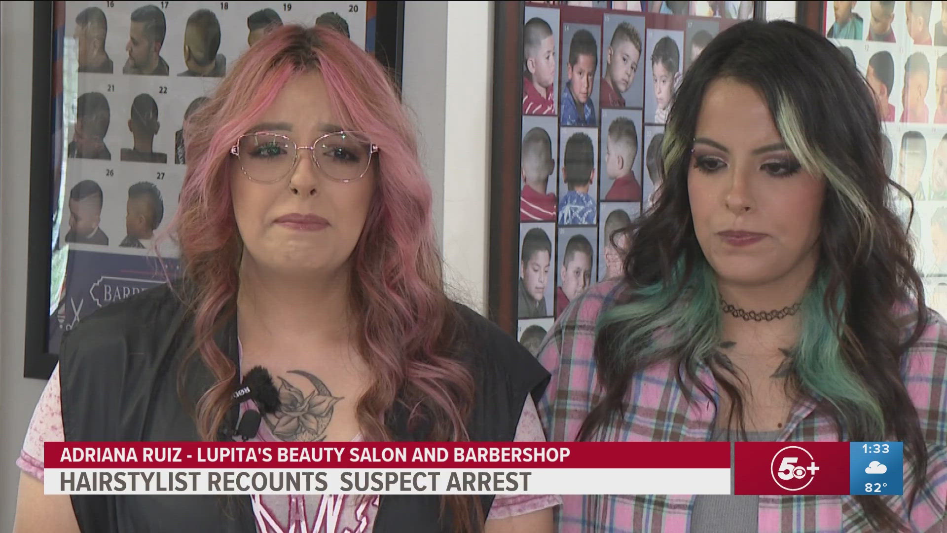 A Springdale hairstylist recounts the Devil's Den murder suspect's arrest.