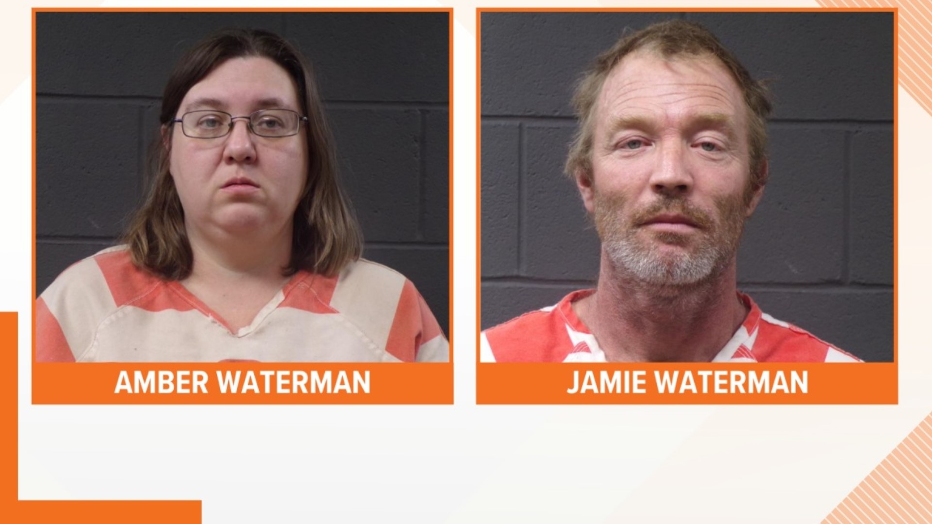 Amber and Jamie Waterman are facing charges for allegedly kidnapping and murdering Ashley Bush in order to take her unborn child.