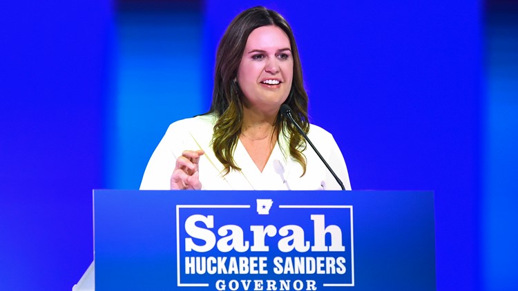 Gov. Sarah Huckabee Sanders makes the Republican Address to the Nation