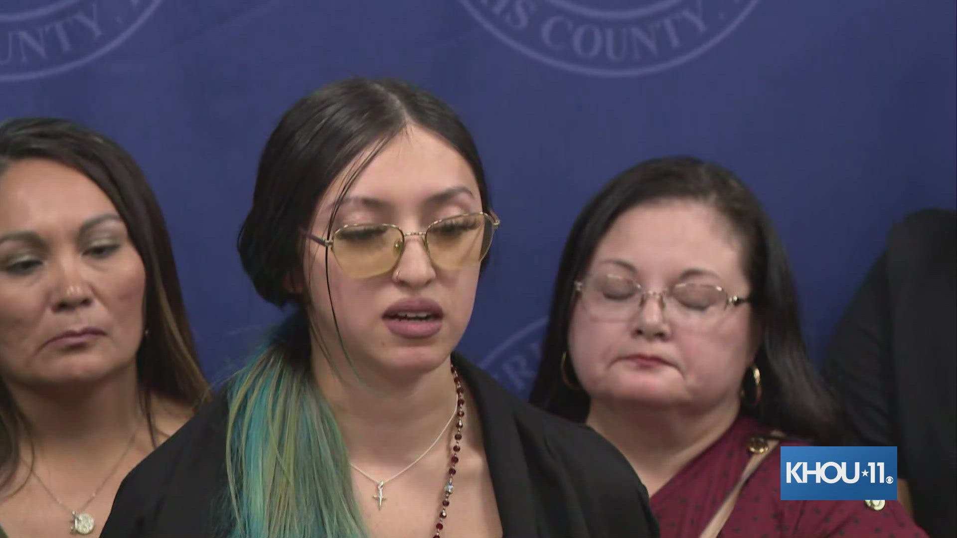 The mother of Jocelyn Nungaray spoke to the media Monday morning following a court hearing for one of the suspects in her daughter's death.