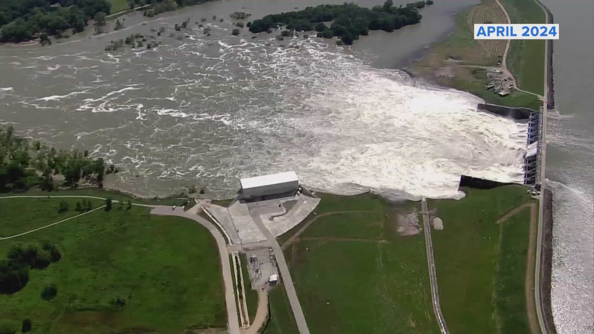 The Trinity River Authority said the spillway of the dam was impacted by recent rainfall and flooding.