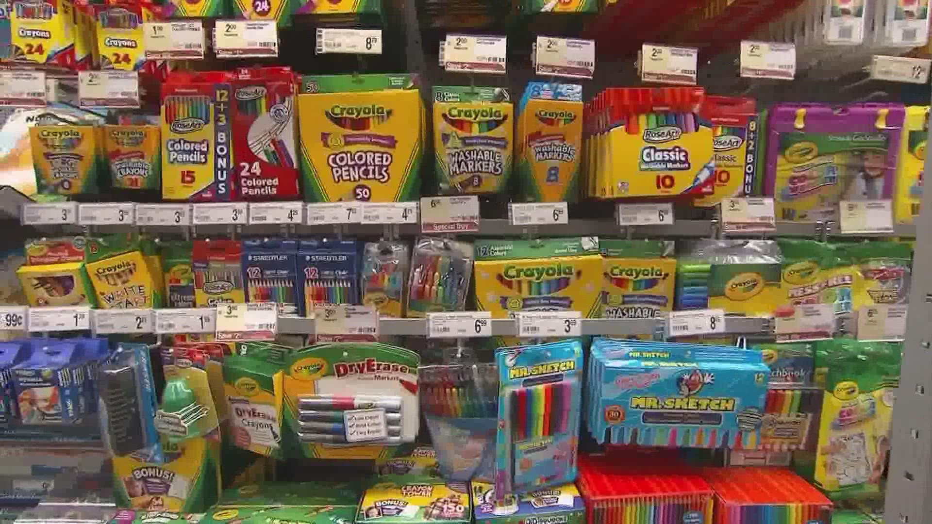 A survey from U.S. News and World Report finds that two-thirds of parents plan to cut back on their children's back-to-school clothing and supplies out of necessity.