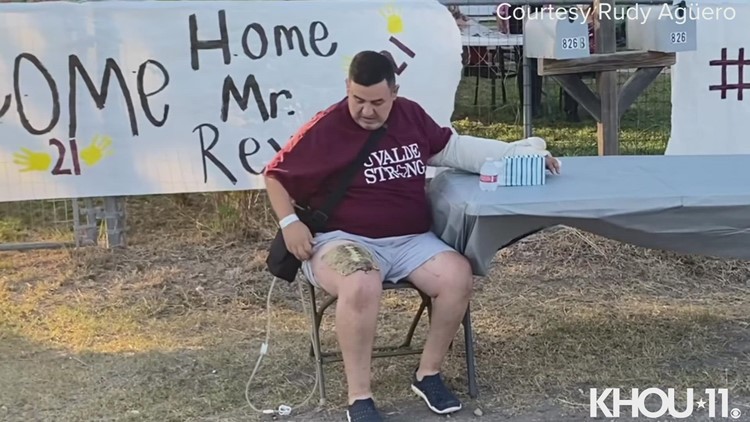Uvalde teacher wounded in school shooting returns home to welcome parade