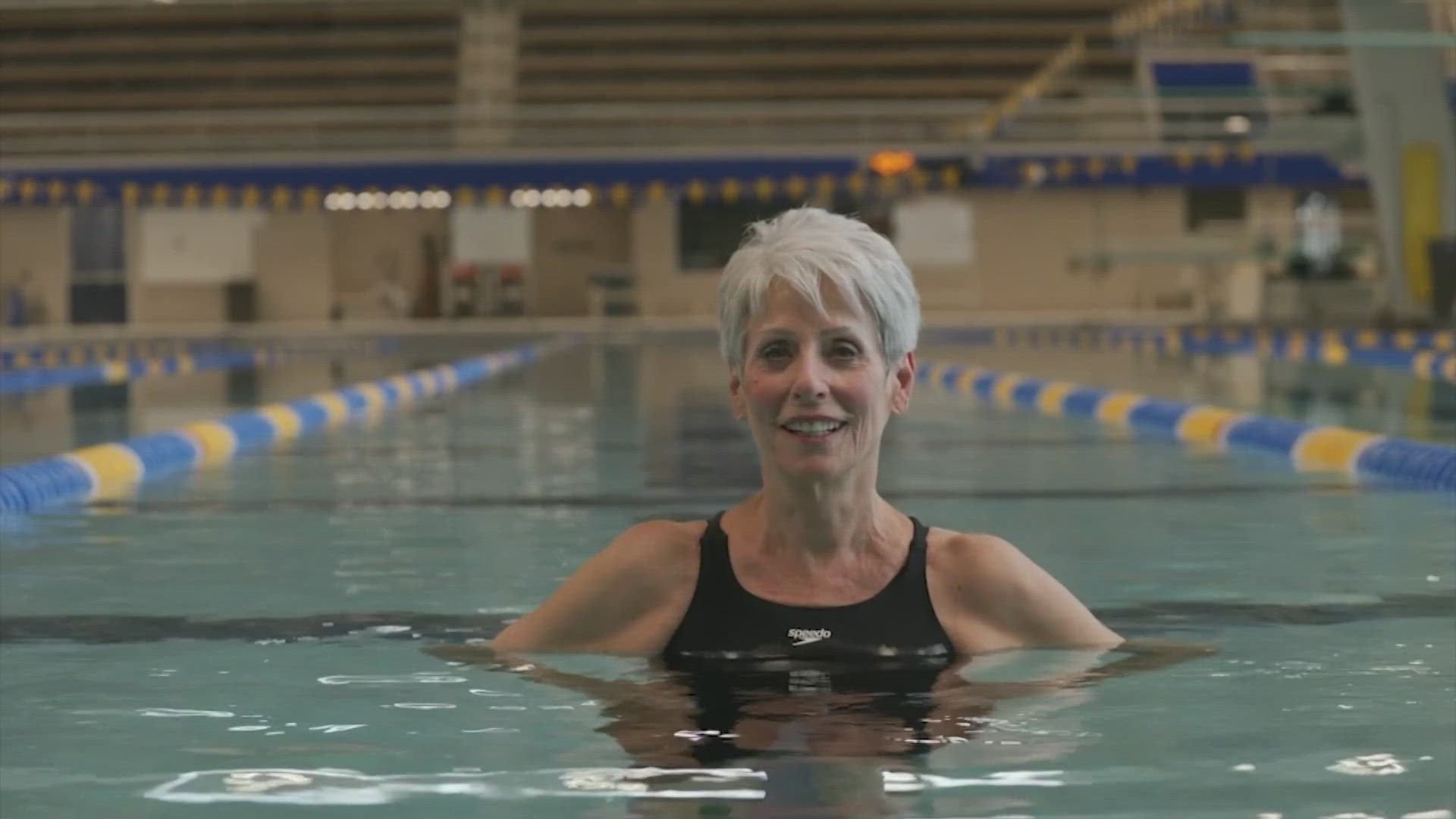 DeEtte Sauer gave up junk food, booze and drugs and got into swimming.  Swimming changed her life.