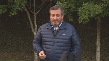 Video: Sen. Ted Cruz arrives back in Texas after cutting Cancun trip short