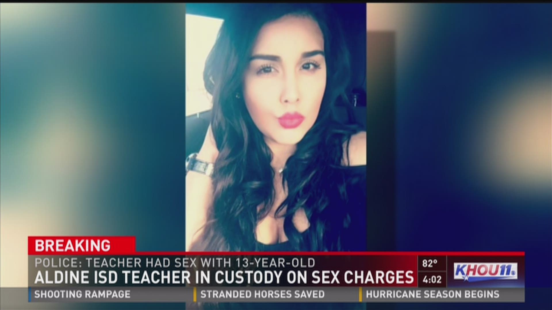 Teacher surrenders on sex charge