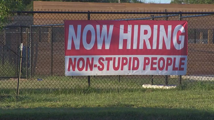 'Now hiring non-stupid people' | Pasadena sign raising eyebrows