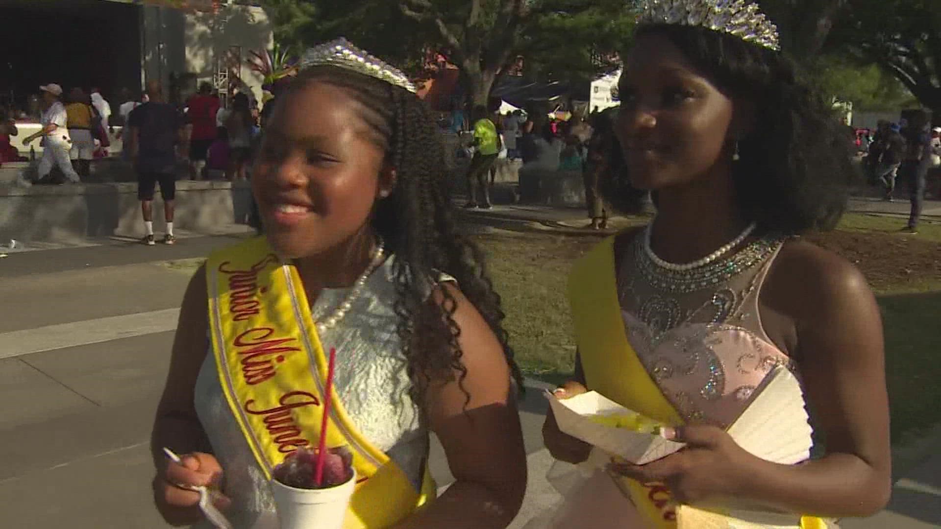 Thousands of people turned out at the Third Ward park to honor the past while looking forward to the future.