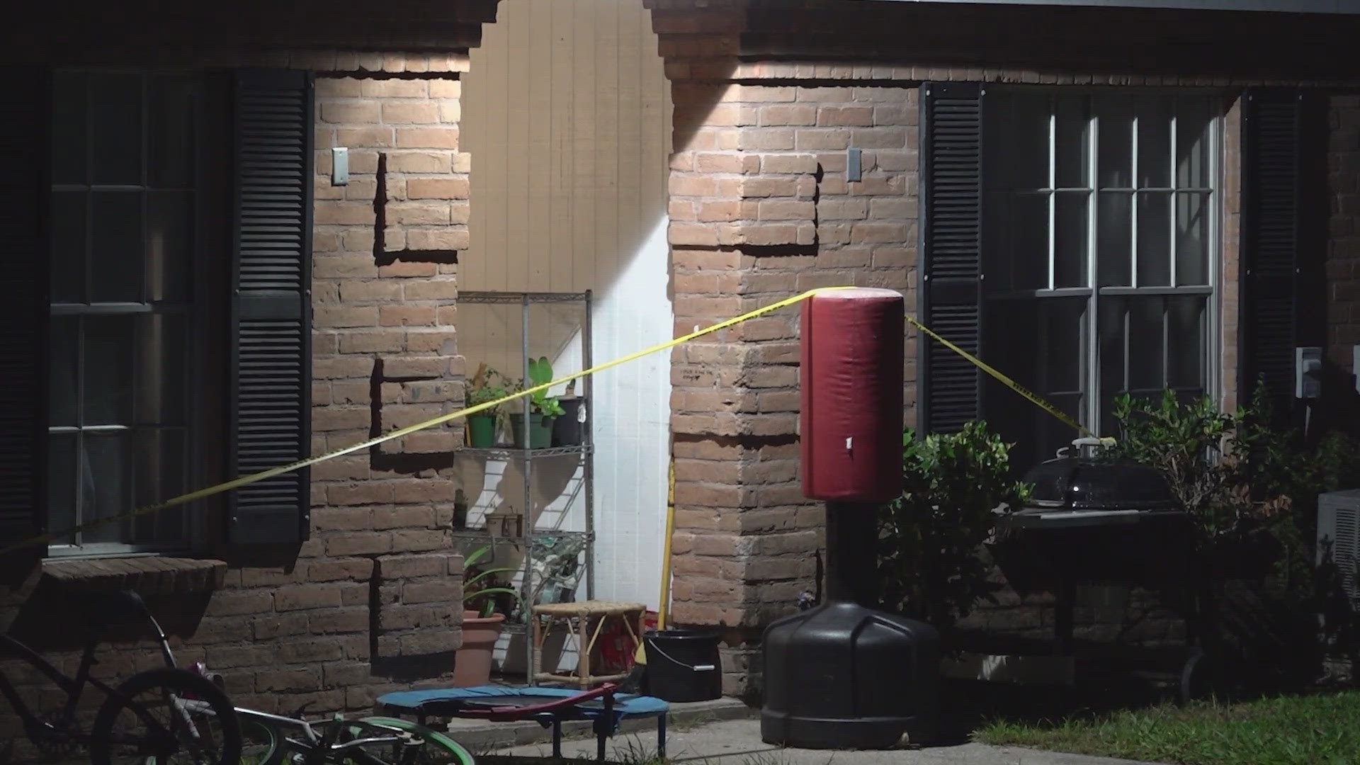 The stabbing happened at an apartment complex on Bellfort Avenue early Saturday morning.