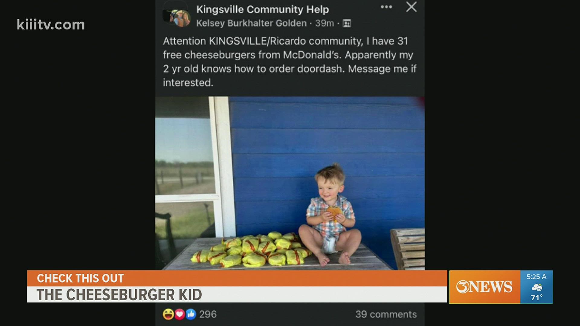 This toddler got the Happy Meal he truly wanted.