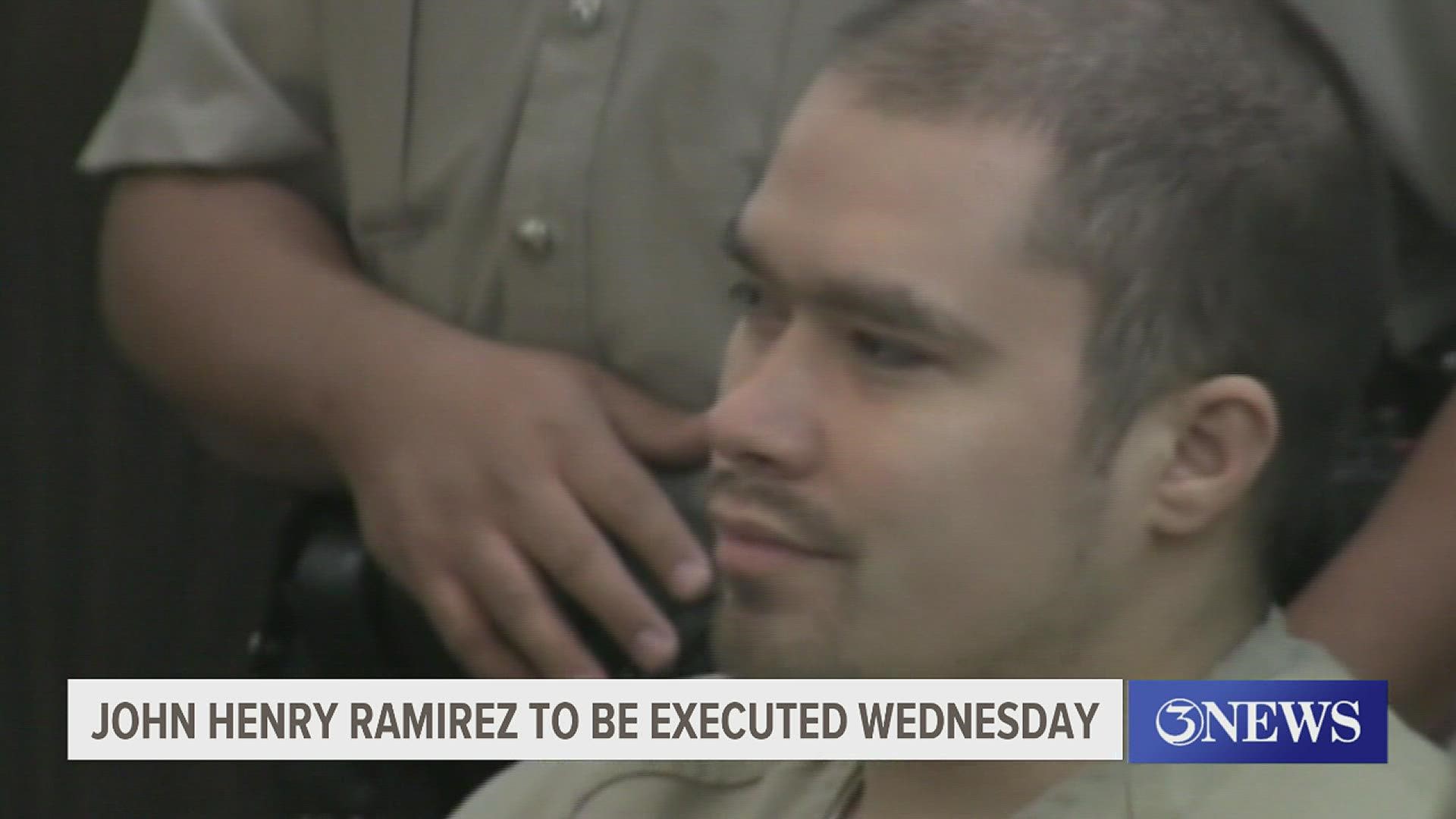 It was back in March when the U.S. Supreme Court granted Ramirez's request for his pastor to place his hands on him and pray aloud during his execution.