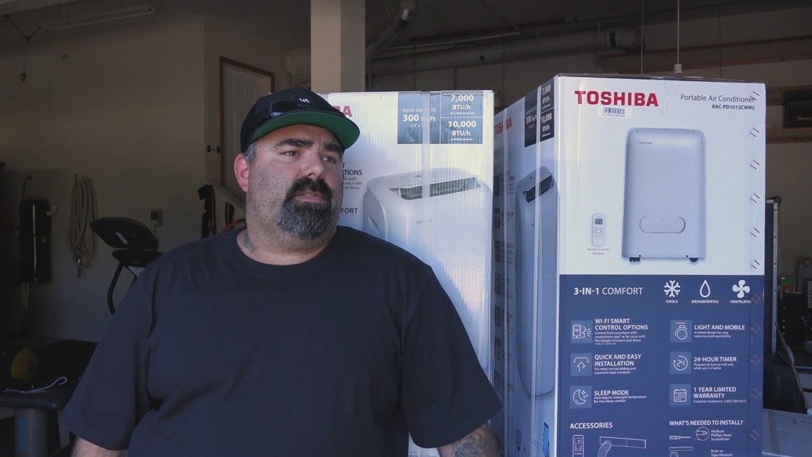 Bonney Lake man drives to California to bring back A/C units for his neighbors - Vimarsana News