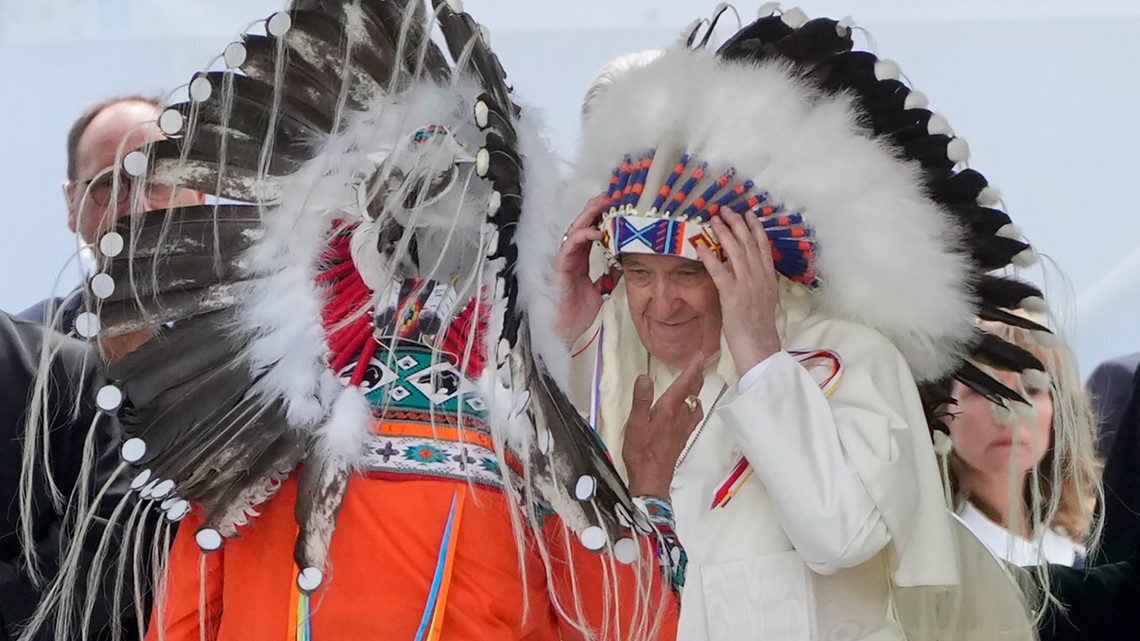 Pope apologizes for Indigenous residential schools in Canada | wltx.com
