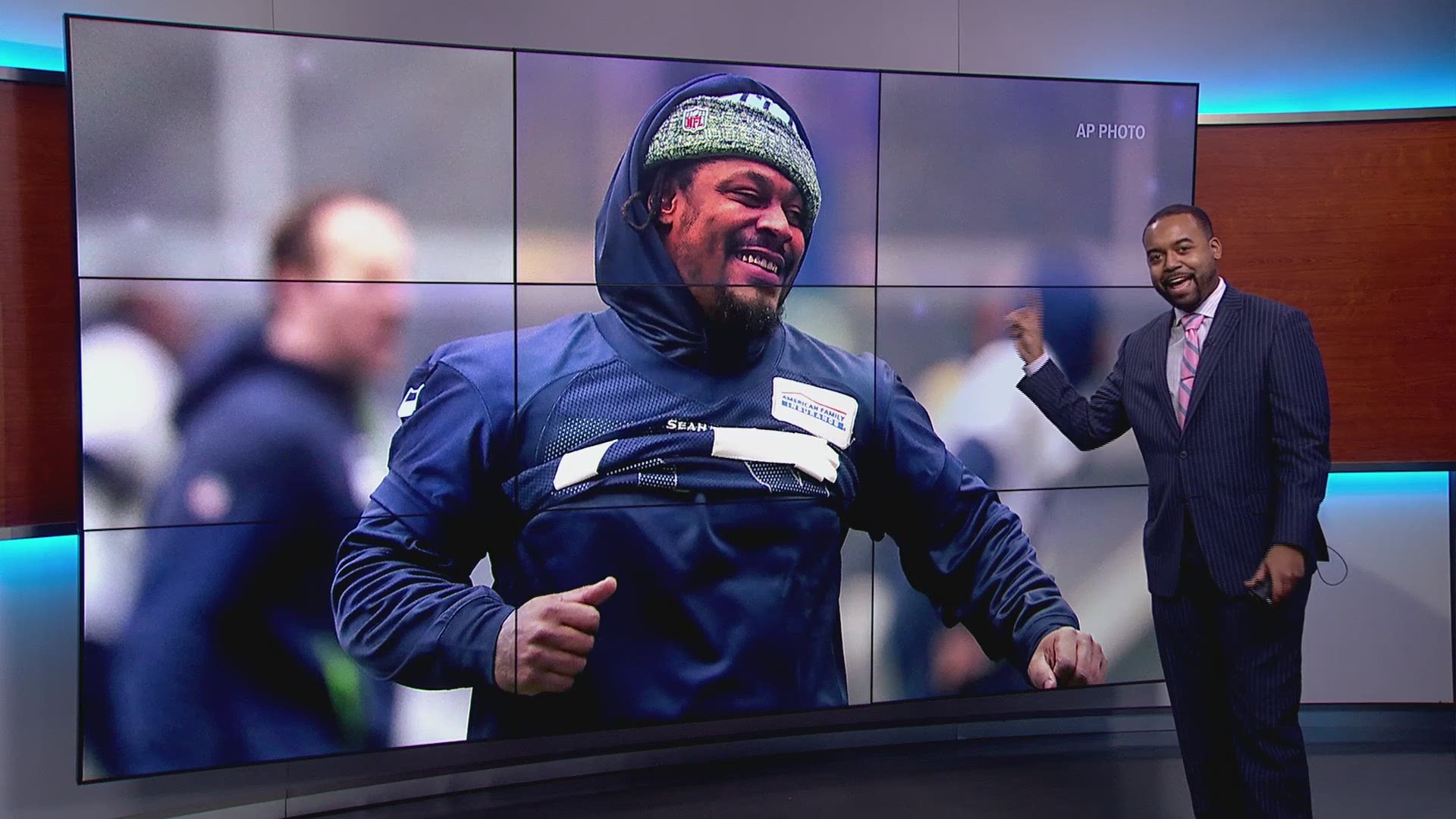 Beast Mode is back in Seattle.