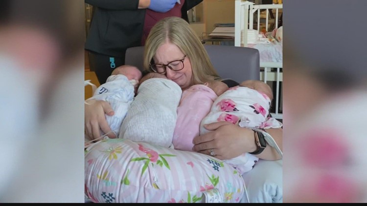 Wesley, Emma, Leah, and Nora: Arizona couple welcomes quadruplets after struggling to conceive