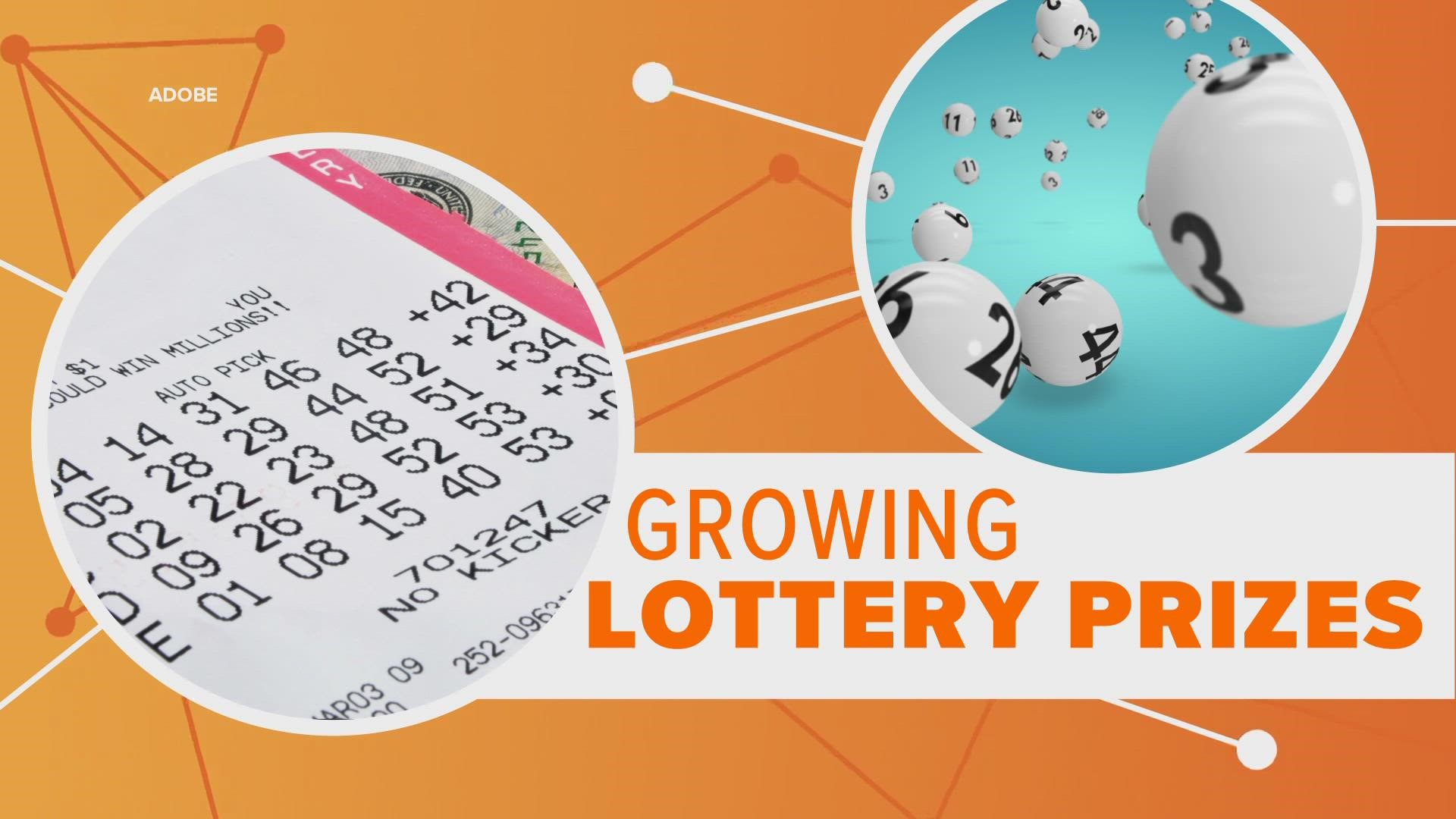 Why have recent lottery jackpots grown so much over the past few years? We take a closer look at the trend.