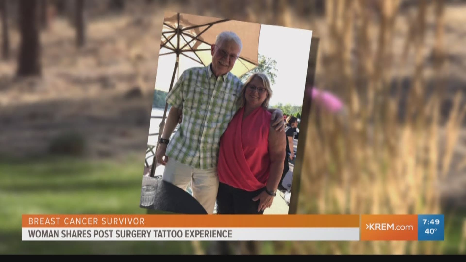 Breast cancer survivor shares post-surgery tattoo experience