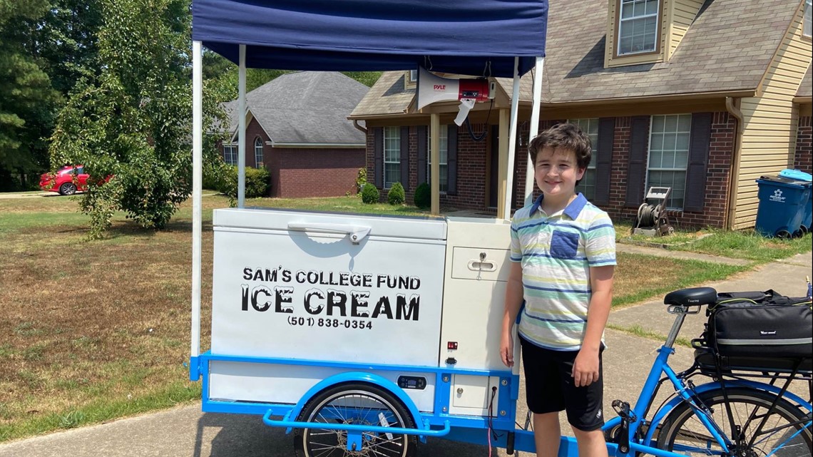 Meet Sam, the boy selling ice cream for his college fund - Vimarsana News