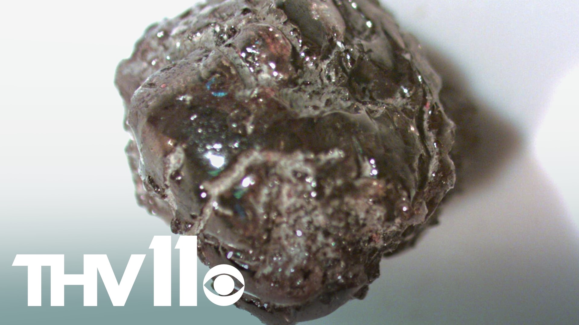 While this may look like a dirty rock to some or a shiny pinto bean to others, it's actually a brown diamond found at the Crater of Diamonds State Park in Arkansas.