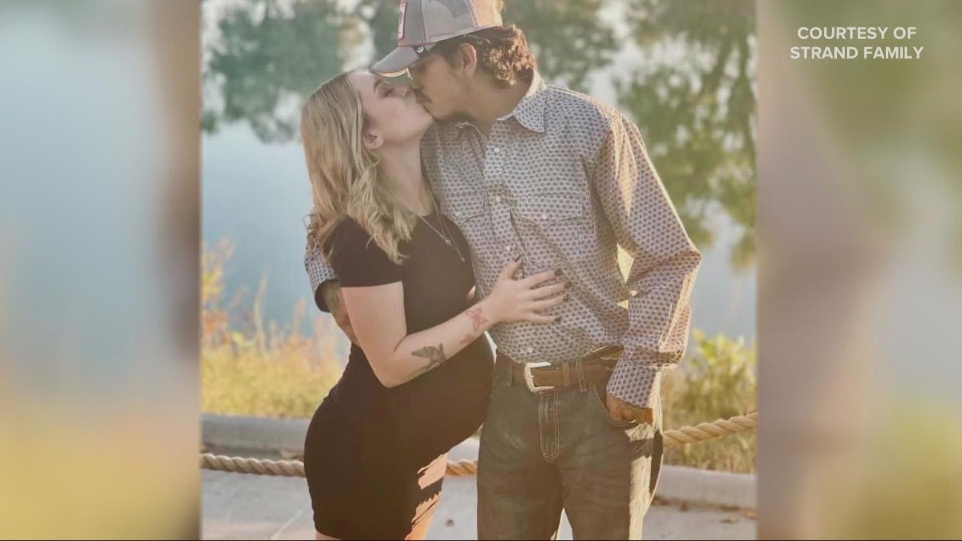 Sturgis Strand's family is calling for a change in state statutes surrounding shootings that lead to the death of an unborn child.