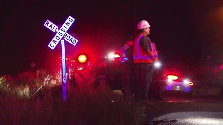 Woman recovering after Colorado police vehicle hit by train with her inside
