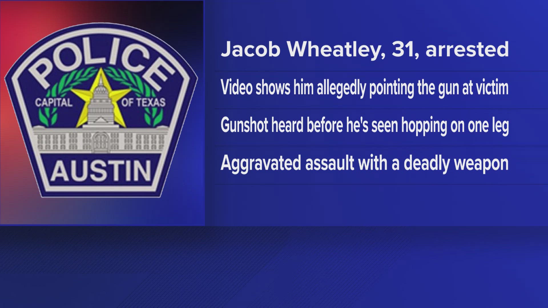 The suspect allegedly threatened another man with the assault rifle over the use of a basketball court before accidentally shooting himself.