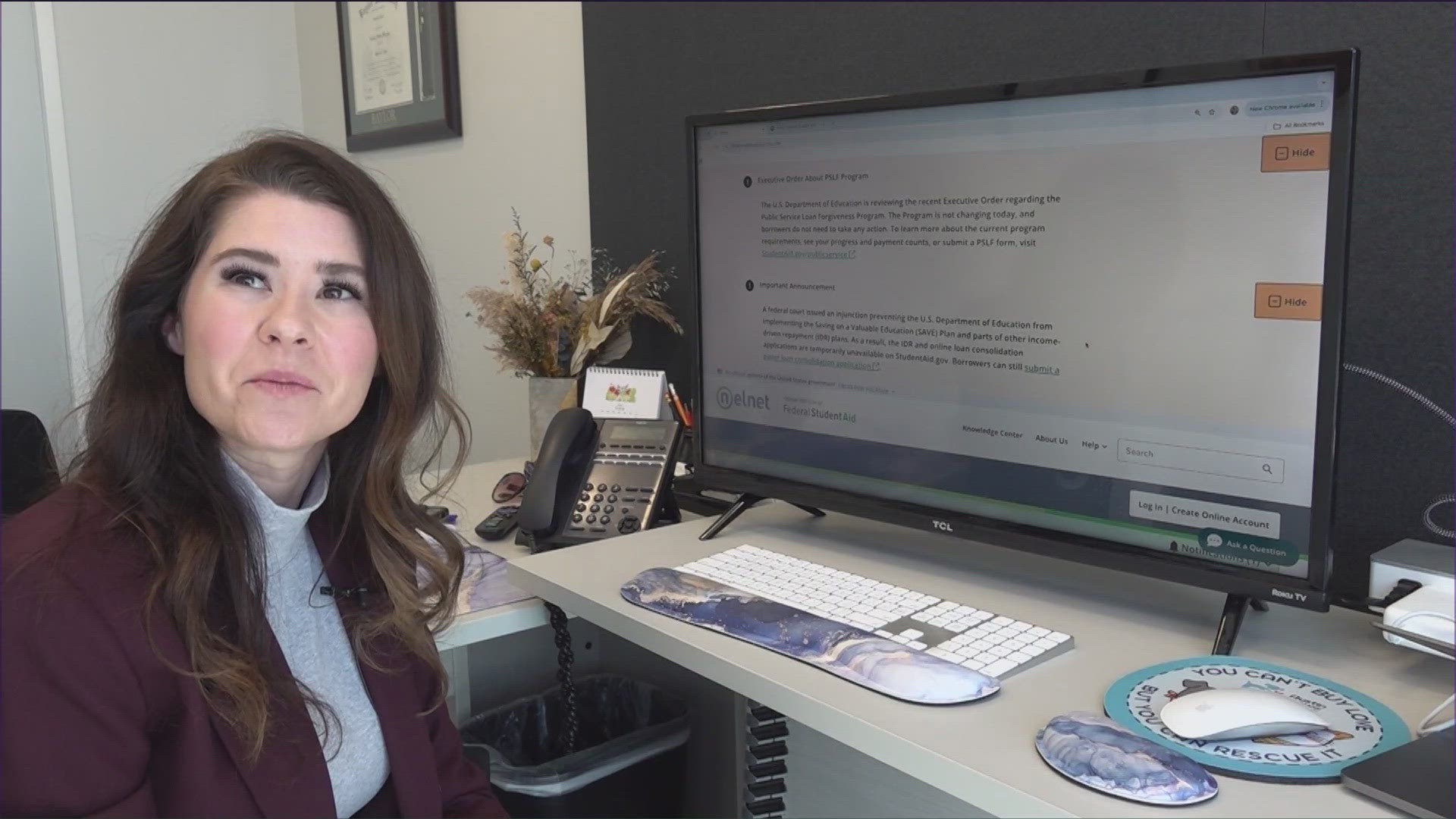 An Austin attorney is suing the U.S. Department of Education after she says her monthly student loan payments quadrupled.