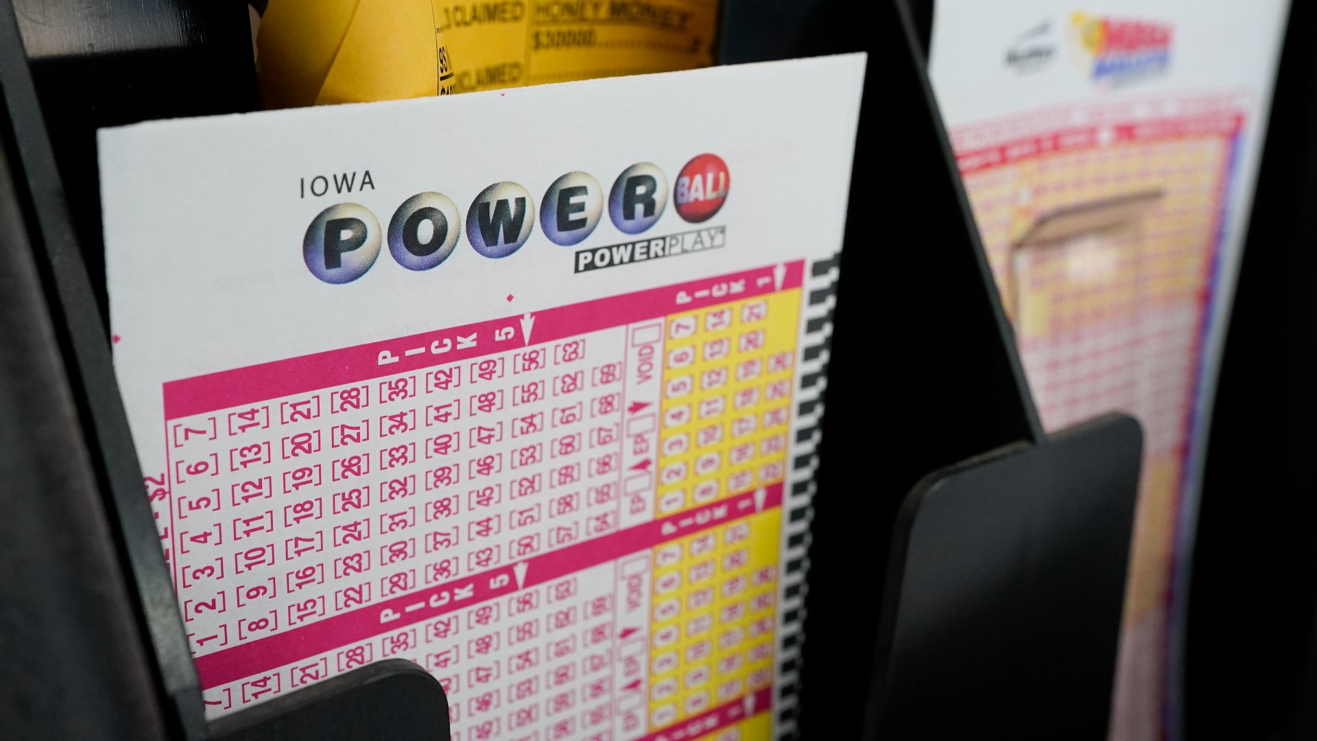 The winner is splitting the prize with another winner in Wisconsin. The California ticket has a prize of $315 million.