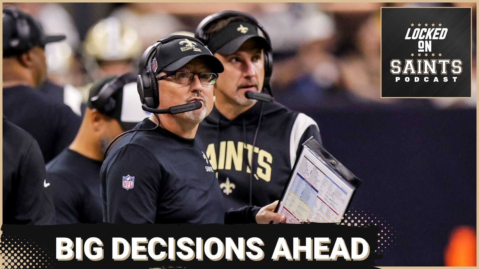 New Orleans Saints will have to make big decisions regarding Dennis Allen, Pete Carmichael and big free agents and veterans this offseason.